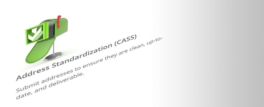 DIY Portal address standardization (CASS) services