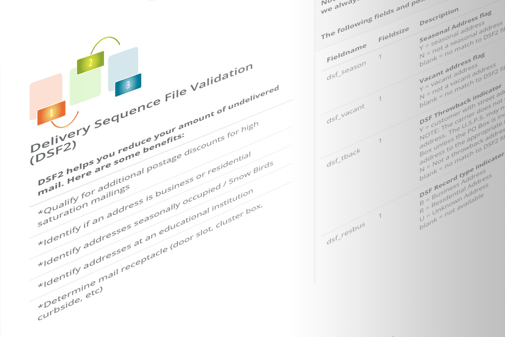DIY Portal delivery sequence file (DSF2) services
