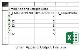 Email Append Output File Sample